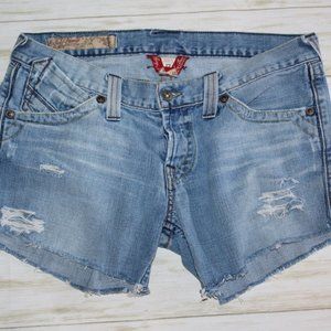 LUCKY BRAND DENIM SHORTS Size 12 Cut offs